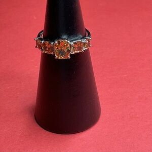 Bomb Party RBP6660 “I’m Speechless” Cubic Zirconia on Rhodium Size 9 Ring NWT